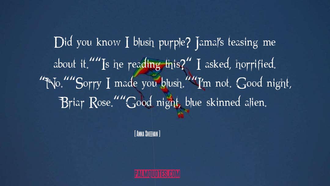 Purple quotes by Anna Sheehan