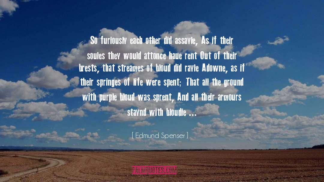 Purple Trews quotes by Edmund Spenser