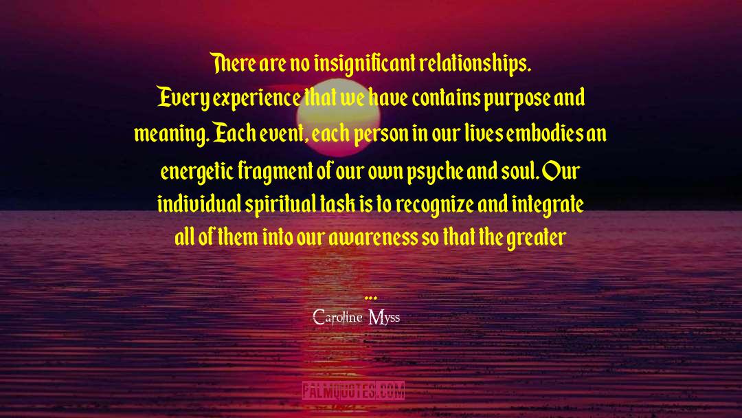 Purpose And Meaning quotes by Caroline Myss