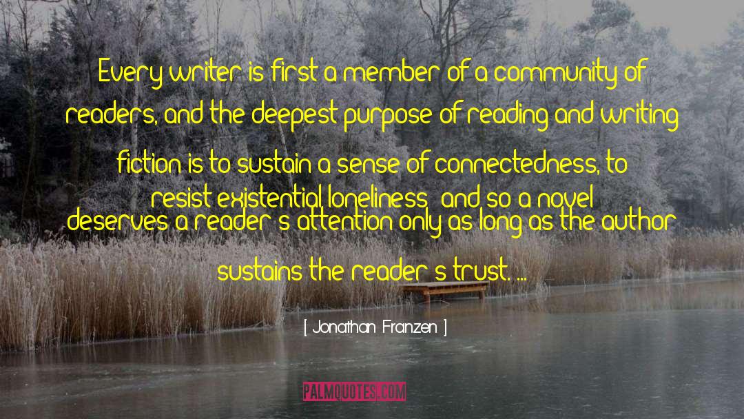 Purpose And Meaning quotes by Jonathan Franzen