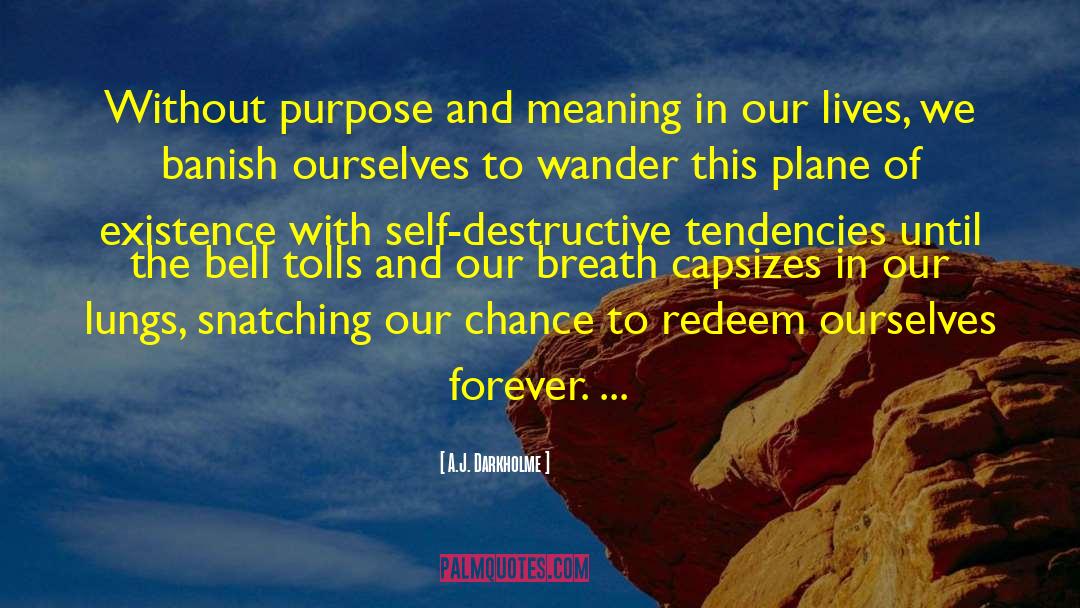 Purpose And Meaning quotes by A.J. Darkholme