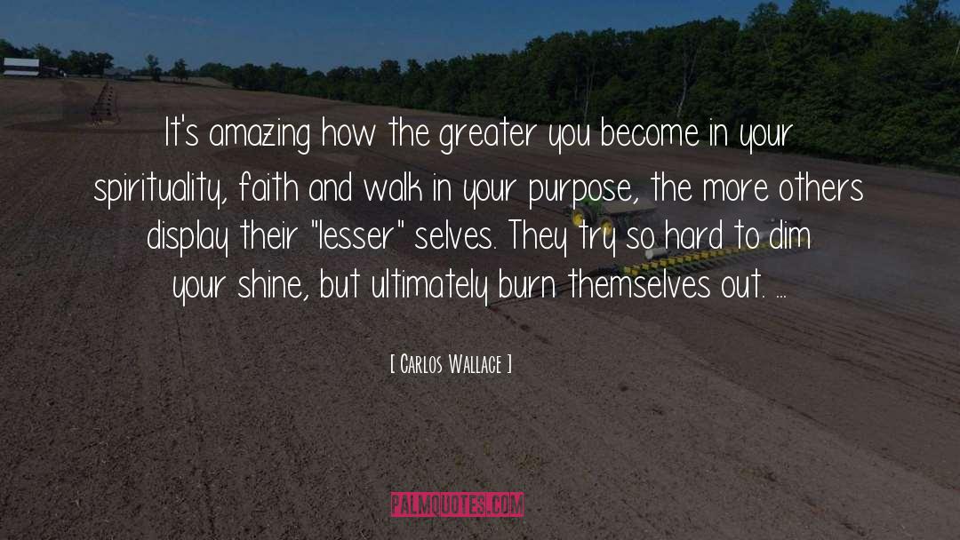 Purpose Driven Life quotes by Carlos Wallace