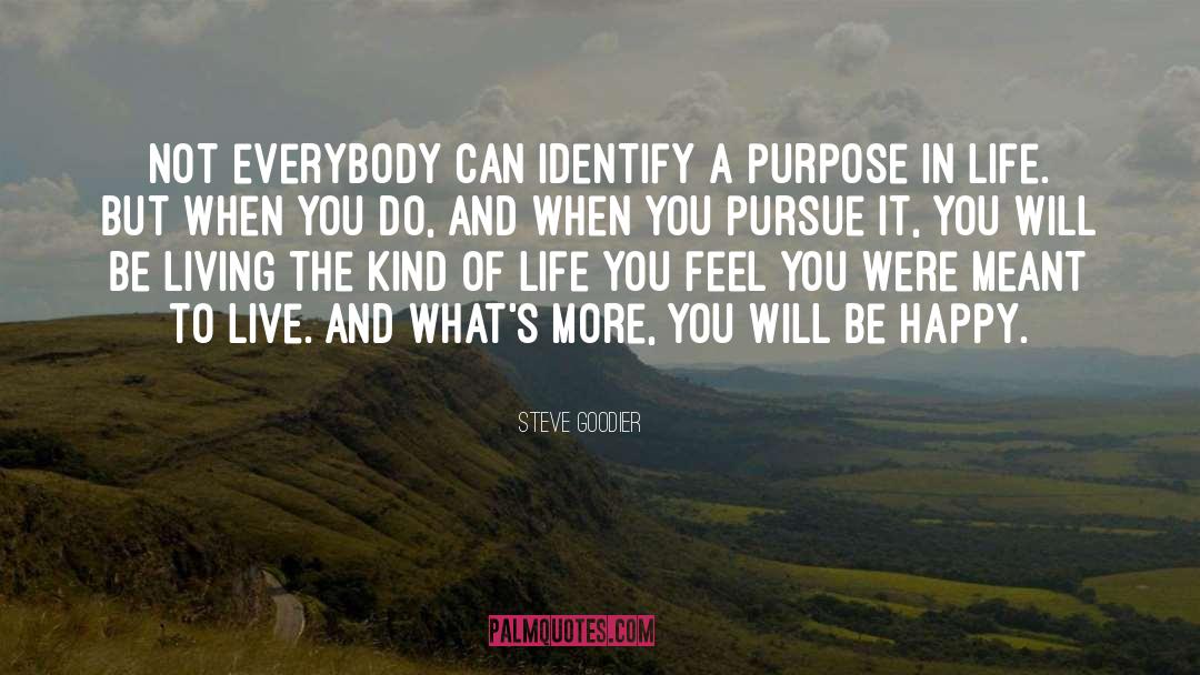 Purpose In Life quotes by Steve Goodier