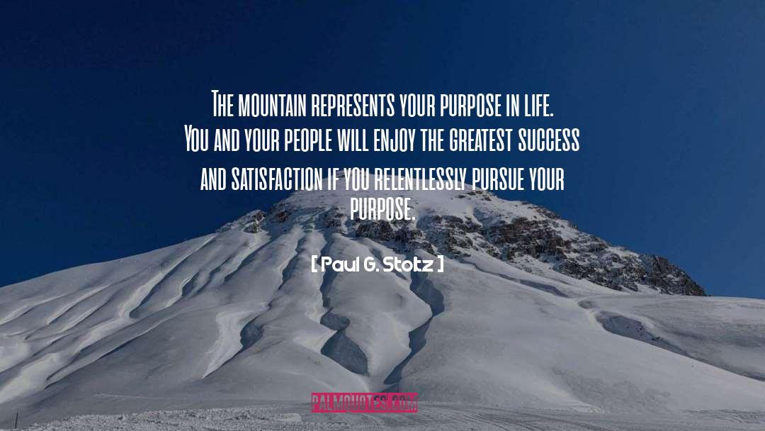 Purpose In Life quotes by Paul G. Stoltz