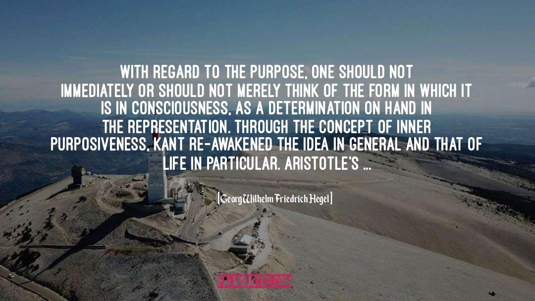 Purpose Of Creation quotes by Georg Wilhelm Friedrich Hegel