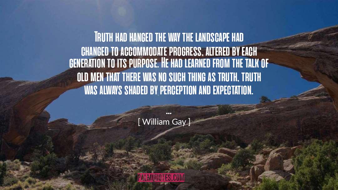 Purpose Of Creation quotes by William Gay