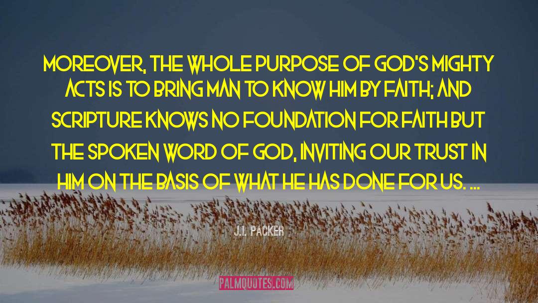 Purpose Of God quotes by J.I. Packer