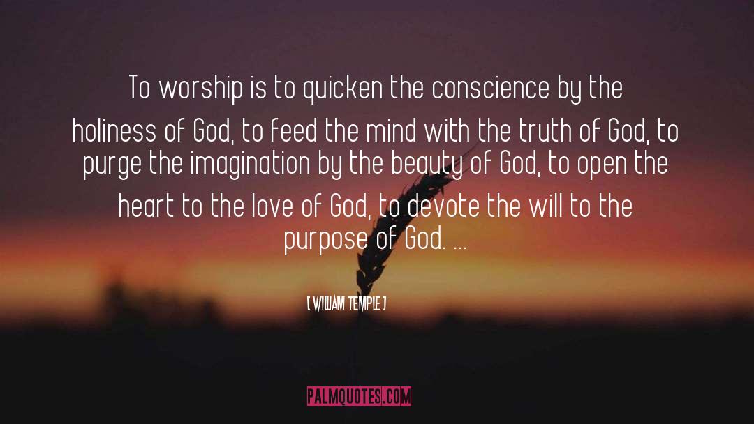 Purpose Of God quotes by William Temple
