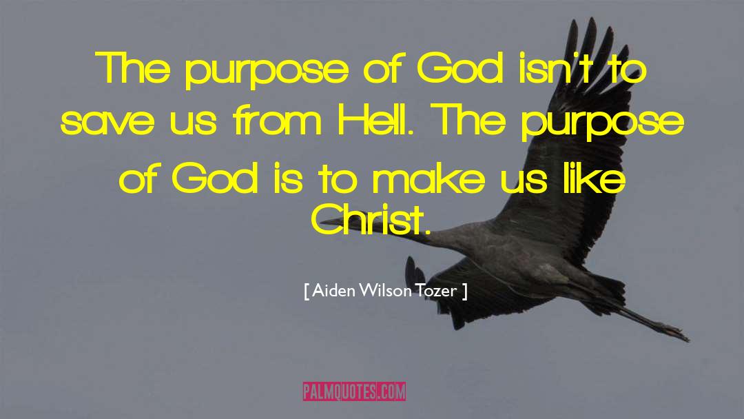 Purpose Of God quotes by Aiden Wilson Tozer