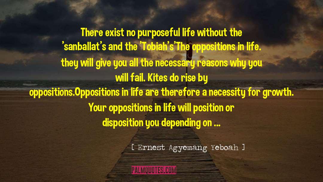 Purposeful Life quotes by Ernest Agyemang Yeboah