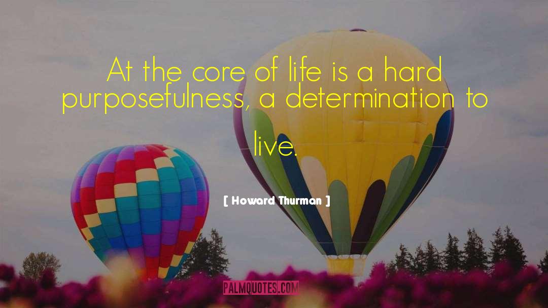 Purposefulness quotes by Howard Thurman