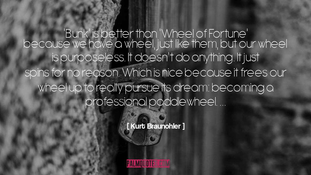 Purposeless quotes by Kurt Braunohler