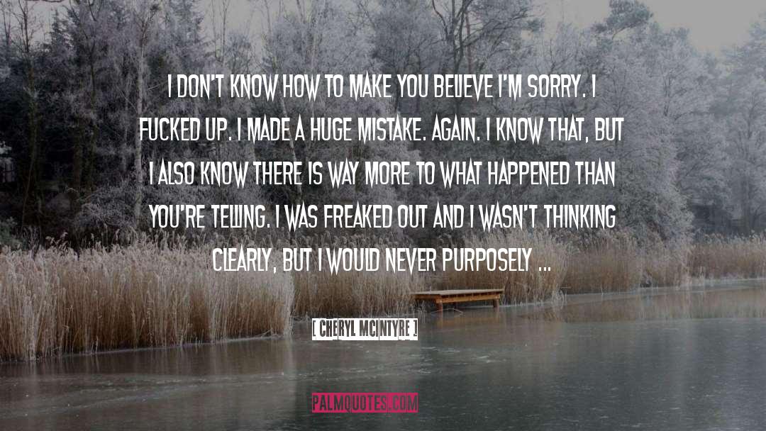 Purposely quotes by Cheryl McIntyre