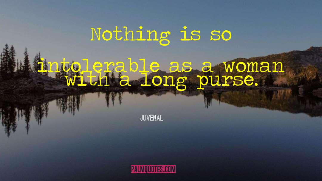 Purses quotes by Juvenal