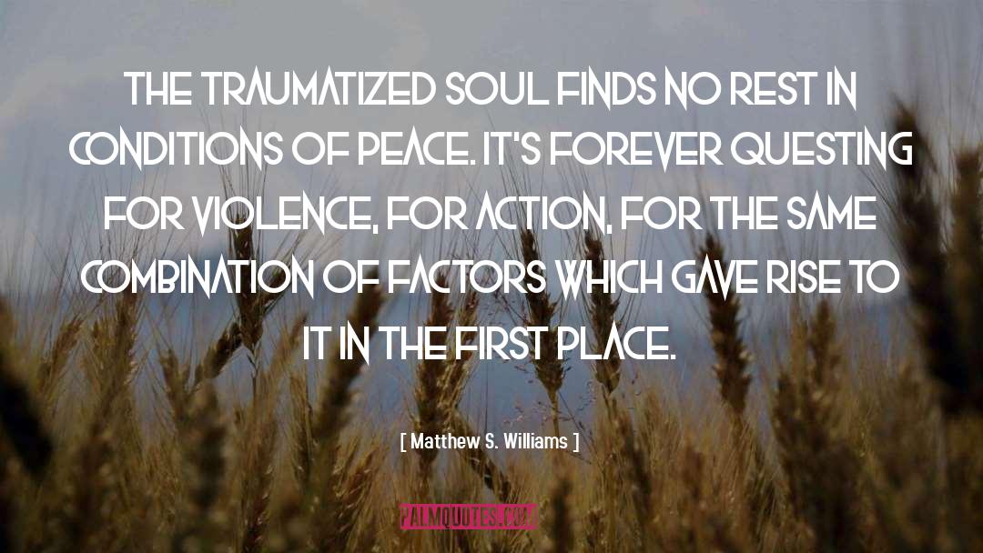 Pursue Peace quotes by Matthew S. Williams