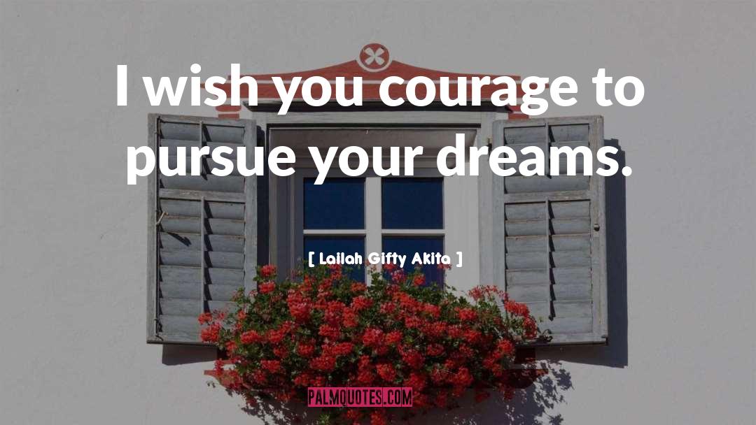 Pursue Your Dreams quotes by Lailah Gifty Akita