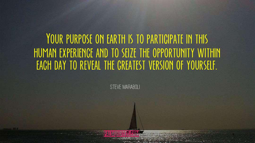 Pursue Your Purpose quotes by Steve Maraboli