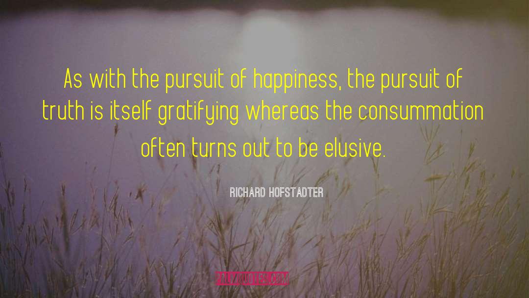 Pursuit Of Happiness quotes by Richard Hofstadter