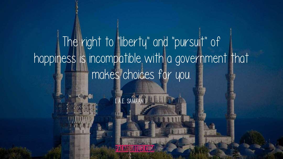 Pursuit Of Happiness quotes by A.E. Samaan