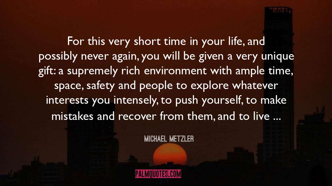 Push Yourself quotes by Michael Metzler