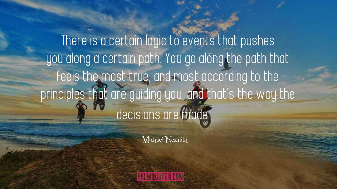 Pushes quotes by Michael Nesmith