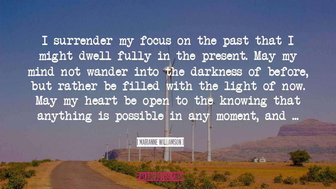 Pushing Back The Darkness quotes by Marianne Williamson