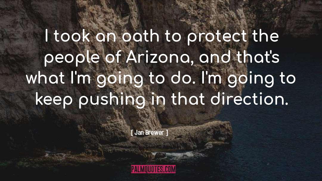 Pushing Boundaries quotes by Jan Brewer