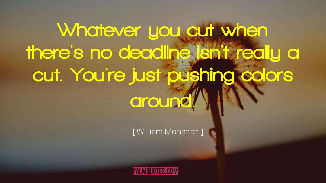 Pushing On quotes by William Monahan