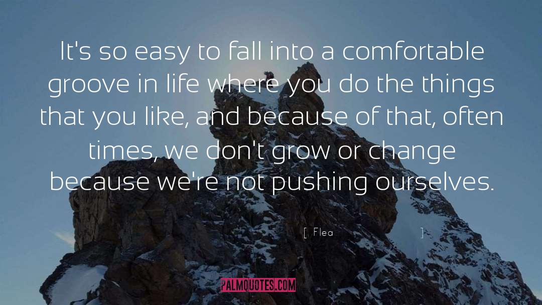 Pushing Ourselves quotes by Flea
