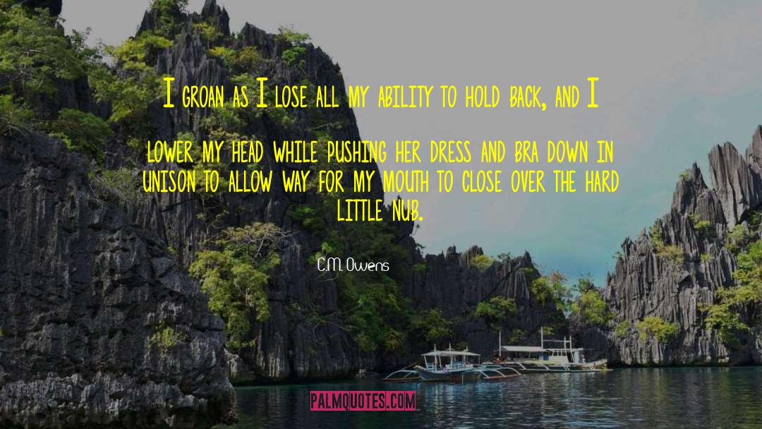 Pushing The Limits quotes by C.M. Owens
