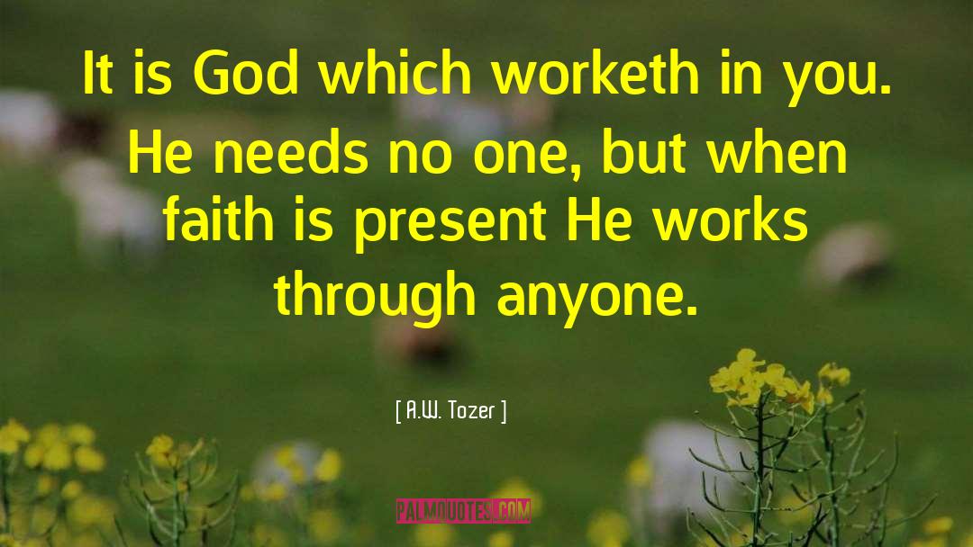 Pushing Through quotes by A.W. Tozer
