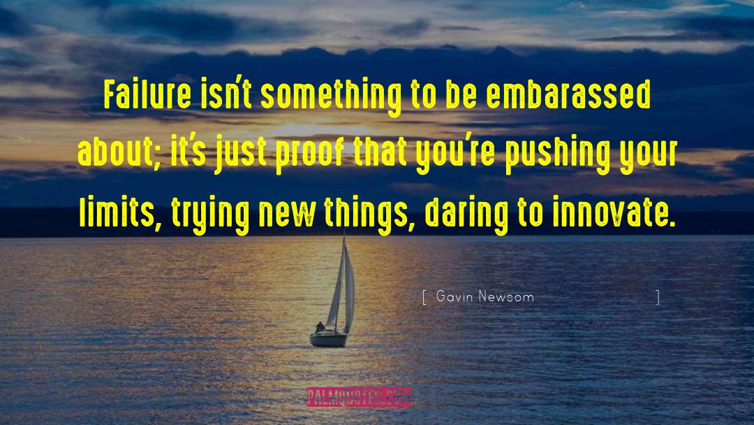 Pushing Your Limits quotes by Gavin Newsom