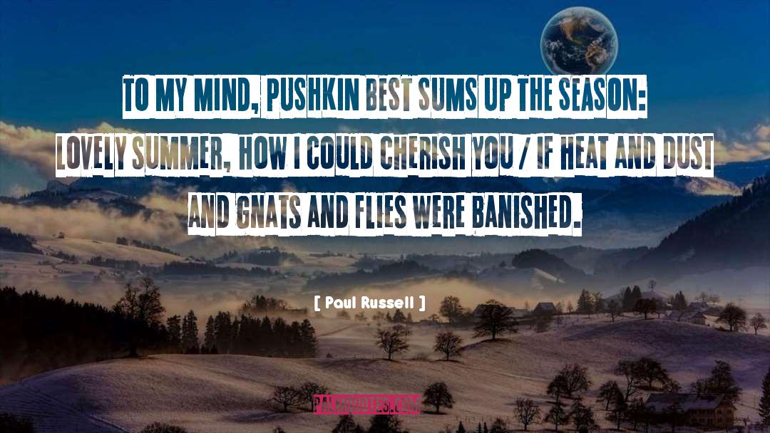 Pushkin quotes by Paul Russell