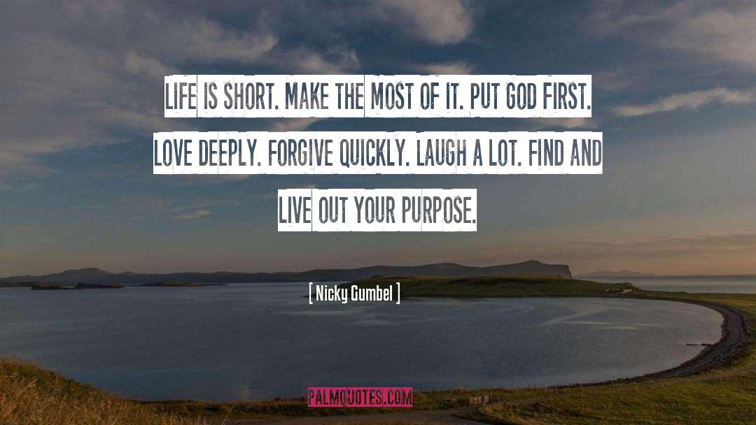 Put God First quotes by Nicky Gumbel
