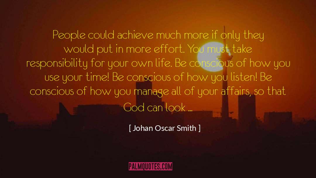 Put God First quotes by Johan Oscar Smith