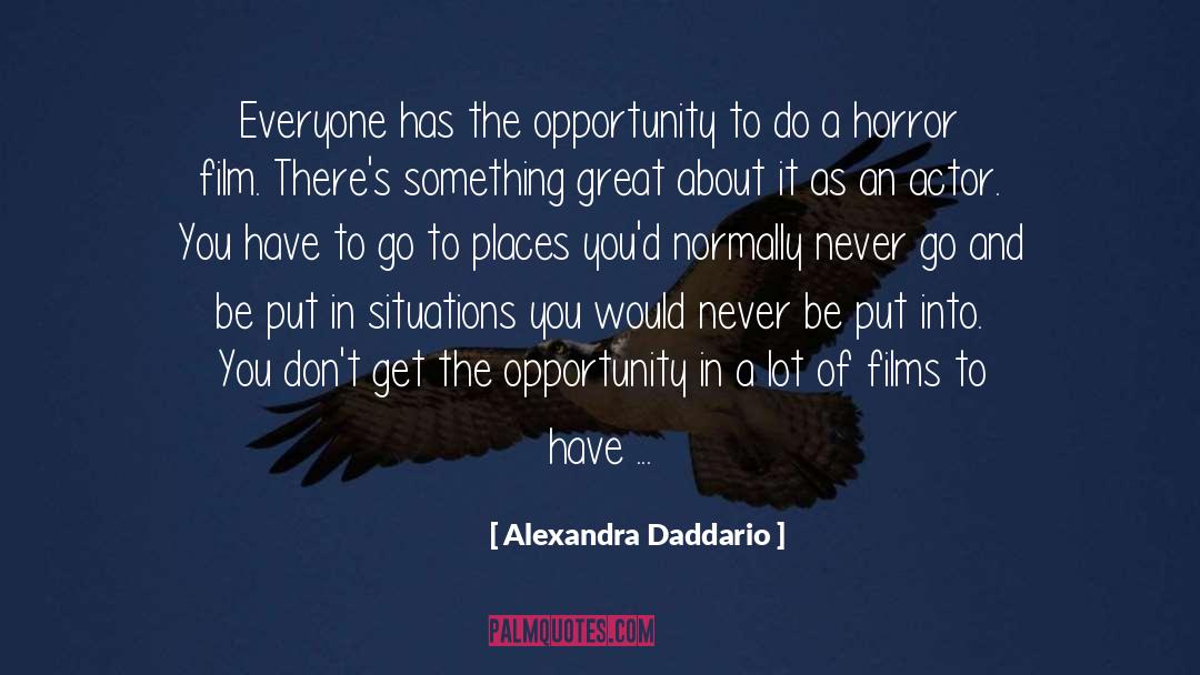 Put In quotes by Alexandra Daddario