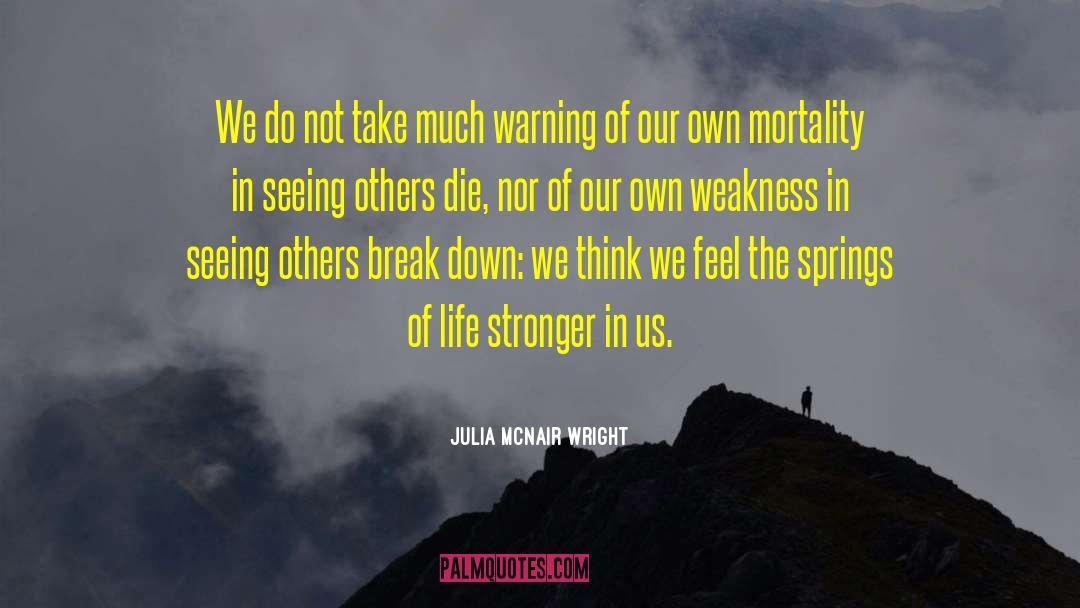 Put Others Down quotes by Julia McNair Wright