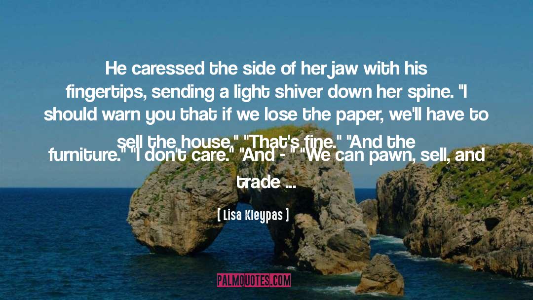 Putting A Ring On Her Finger quotes by Lisa Kleypas