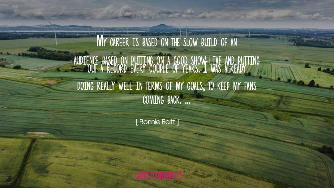 Putting Out quotes by Bonnie Raitt