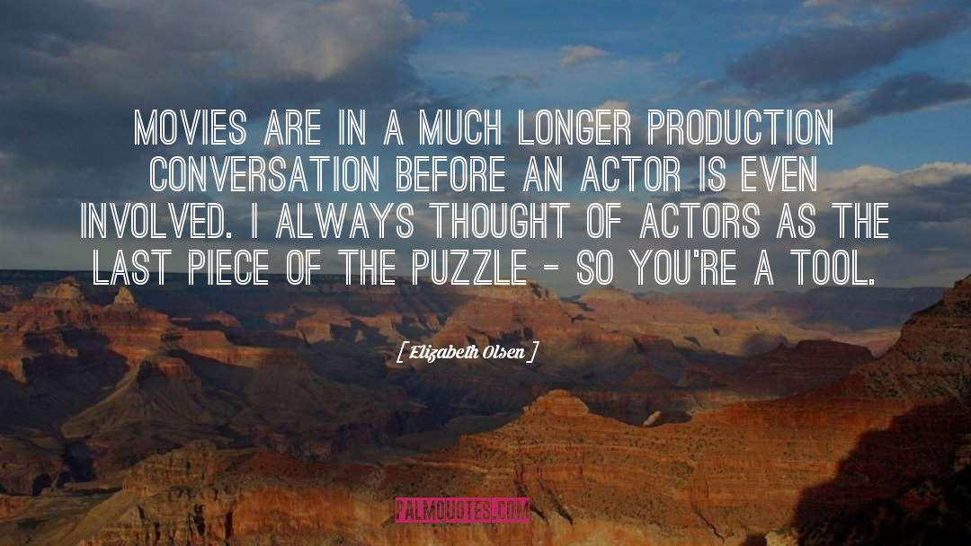 Puzzle quotes by Elizabeth Olsen