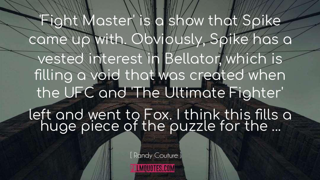 Puzzle quotes by Randy Couture