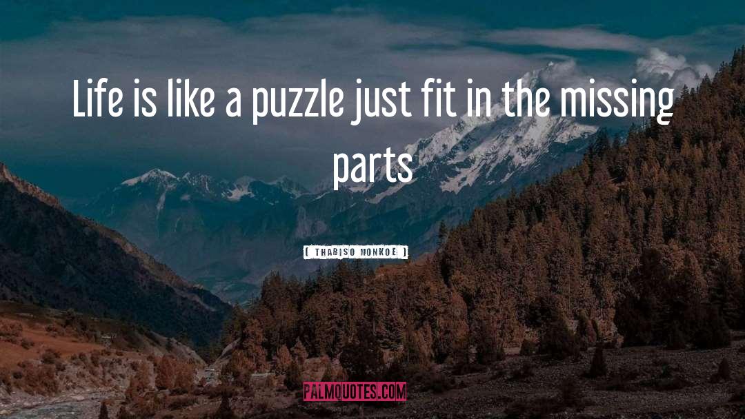 Puzzle quotes by Thabiso Monkoe