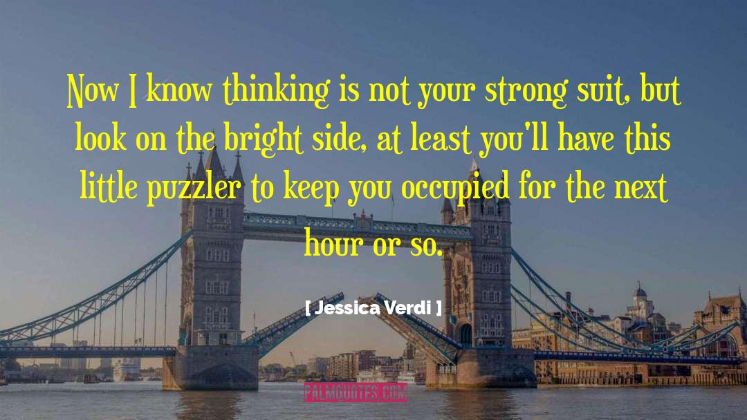Puzzler Crossword quotes by Jessica Verdi