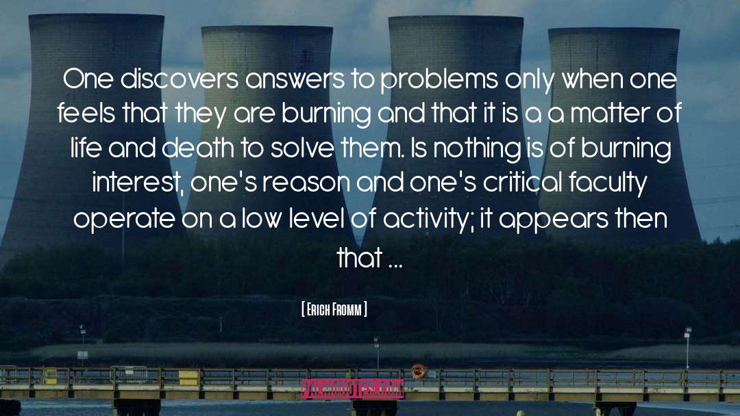 Puzzles And Answers quotes by Erich Fromm