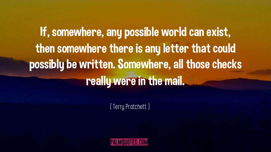 Pway Mail quotes by Terry Pratchett