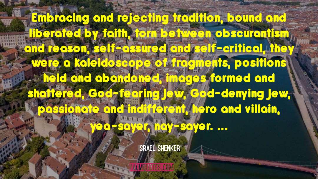 Pyschology And Faith quotes by Israel Shenker