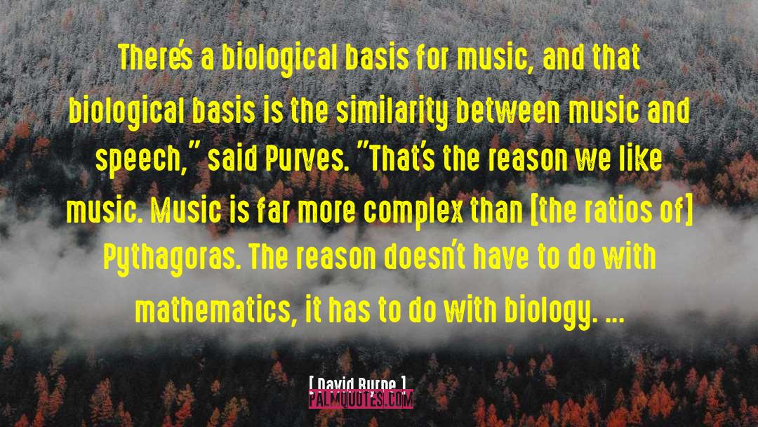 Pythagoras quotes by David Byrne