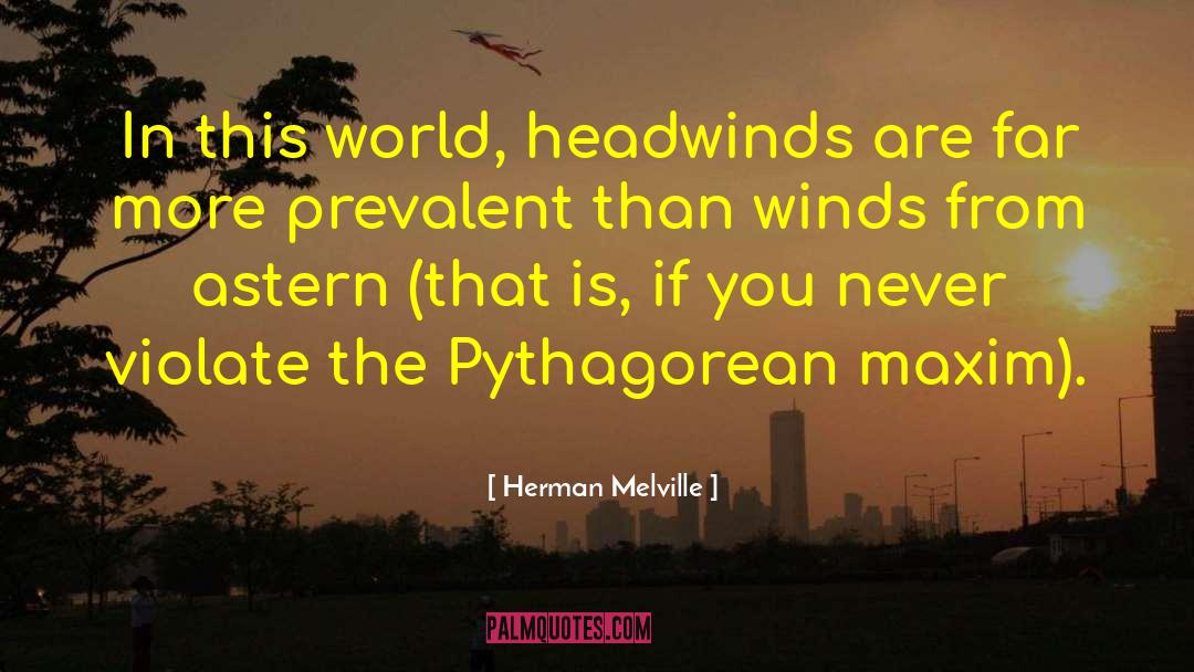 Pythagorean Theorem quotes by Herman Melville