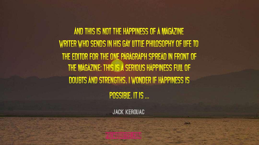 Q Magazine quotes by Jack Kerouac