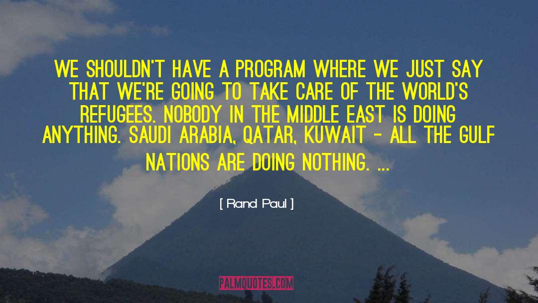 Qatar quotes by Rand Paul